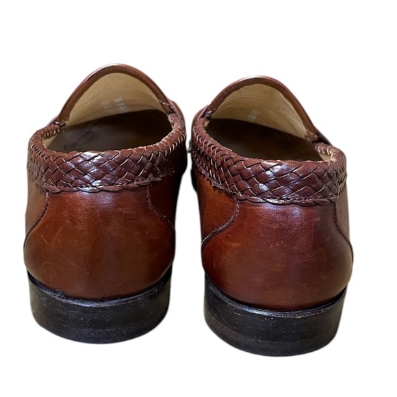 Allen Edmonds Maxfield Tassel Loafers Men's 8.5 D Brown Leather Slip On Shoes - Picture 6 of 13